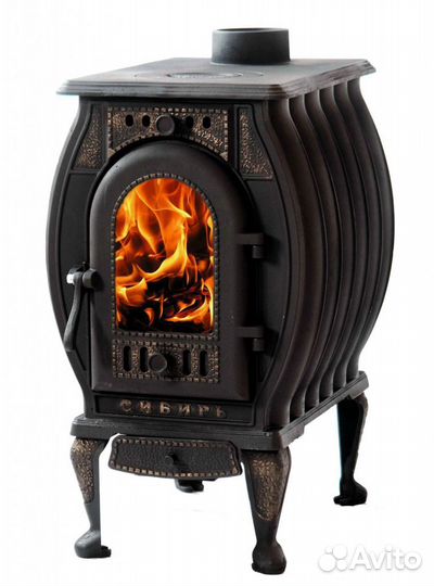 Печь отопительно-варочная чугунная Сибирь