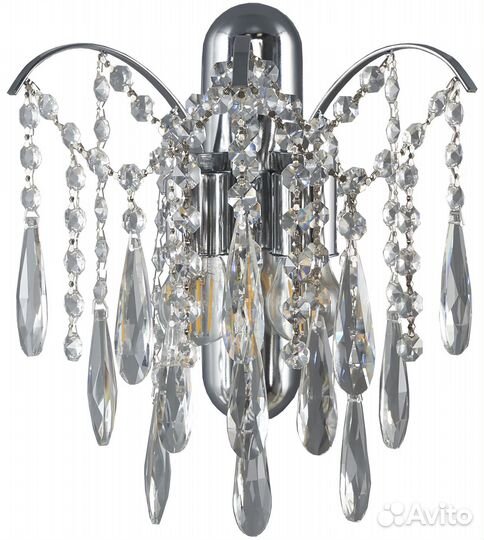 Бра Бриз 6 E27х2 60 Вт цвет хром