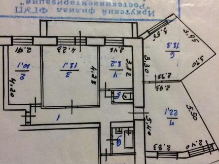 5-к. квартира, 117 м², 3/4 эт.