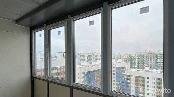 Остекление окон и балконов пвх