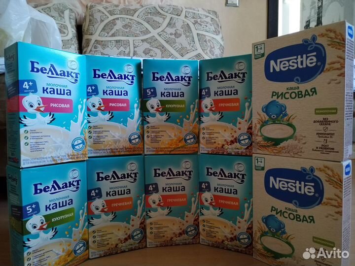 Детские каши Беллакт, Нестле
