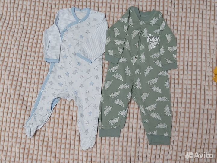 Комбинезоны, лонгслив,куртка,комплект 74 новые