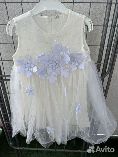 Платье снежинки 92