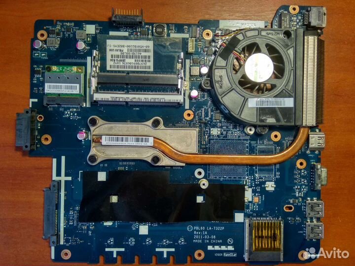 Материнская плата PBL60 LA-7322P Rev: 1A