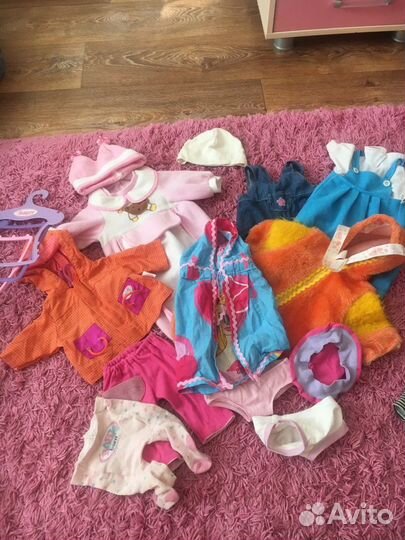 Кукла baby born оригинал и много одежды