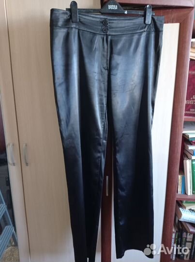 Брюки женские атласные
