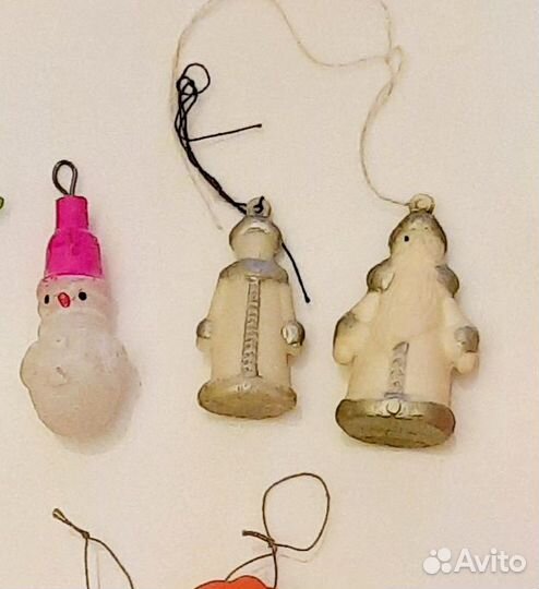 Елочные игрушки мини, винтаж