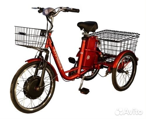 Электровелосипед трехколесный для пенсионеров