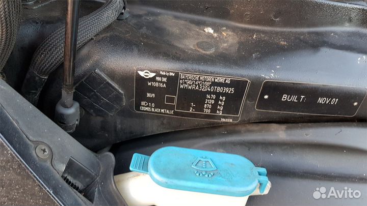 Разбор на запчасти Mini Cooper (R50 / 53)