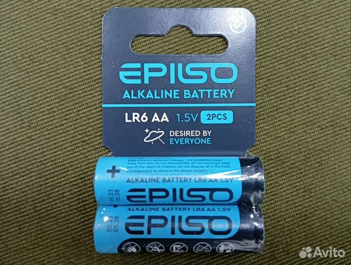 Батарейки Epilso LR6 AA 2шт