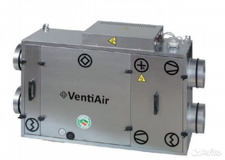 Приточновытяжная вентиляционная установка 500 Ventiair Orion 250S CE/R/L