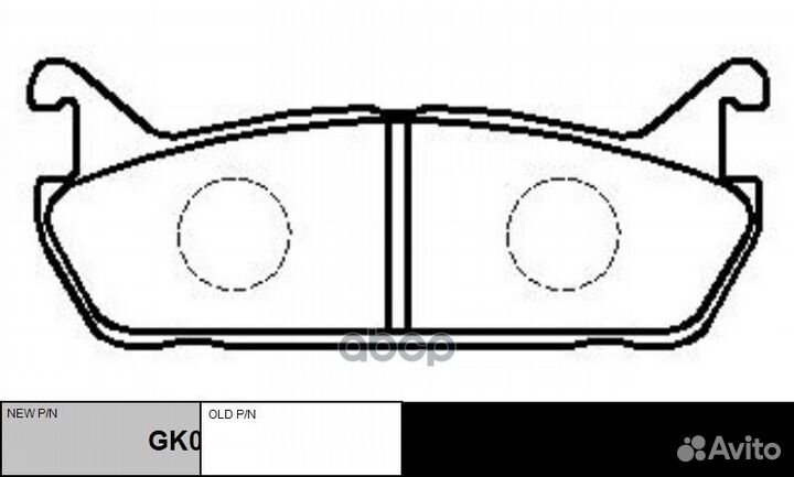 Колодки торм. mazda 323 1.8 89-94/suzuki baleno