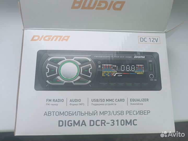 Автомагнитола Soundmax usb/sd/aux новая