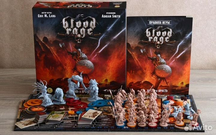 Продам настольную игру Blood Rage. Кровь и ярость