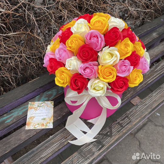 51 роза с доставкой, синие розы