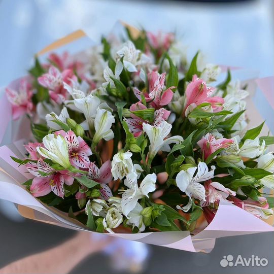 Букеты цветы из альстромерии