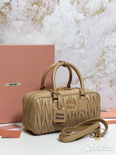 Miumiu сумка Arcadie leather bag