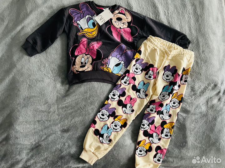 Костюм флисовый для девочки zara