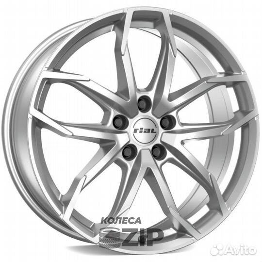 Rial Lucca 8x20 5*114.3 ET36 DIA70.1 Polar Silver