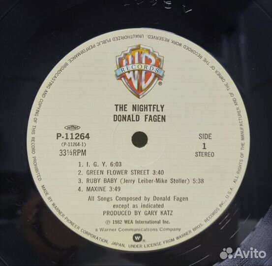 Donald Fagen - The Nightfly Japan 1982, LP, NM