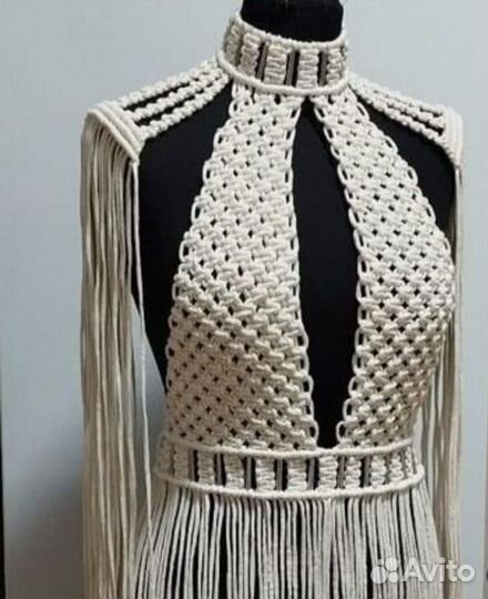 Платье макраме, в наличии