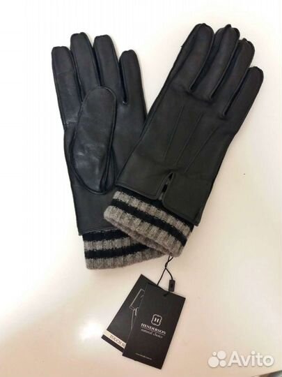 Перчатки мужские новые кожаные