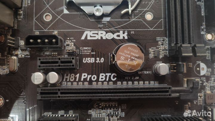 Мат. плата 1150: Asrock h81 Pro BTC
