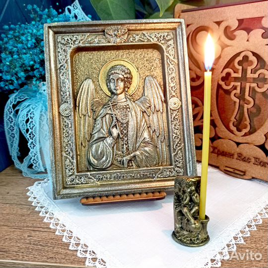 Икона Ангел Хранитель подарочная упаковка 3d объем