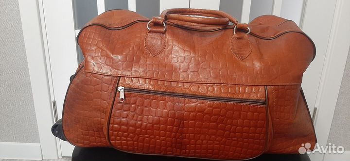 Саквояж кожаный