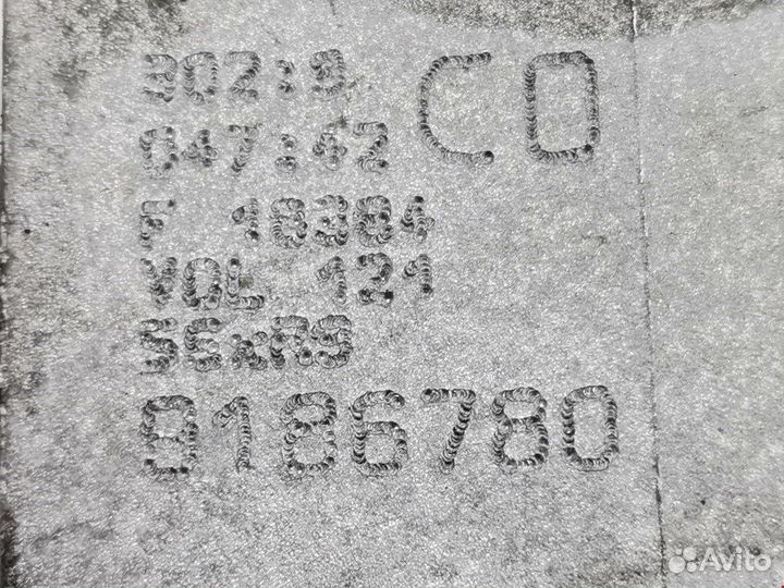 Заслонка дроссельная для Volvo S40 V40 1 9186780