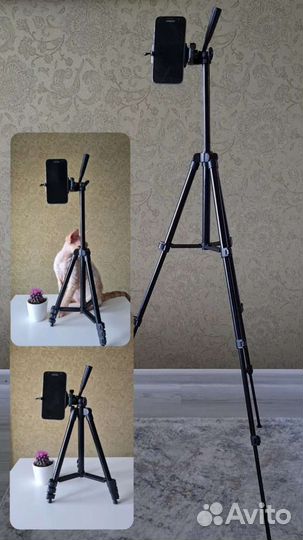 Штатив для телефона с держателем новый