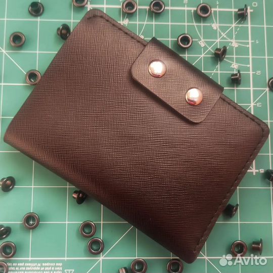 Кошелек мужской кожаный ручной работы