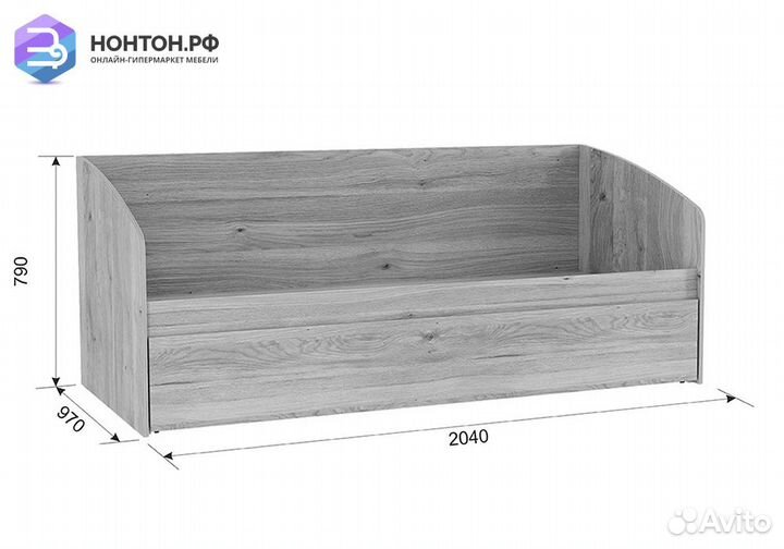 Софа 0.9 м дуб мария