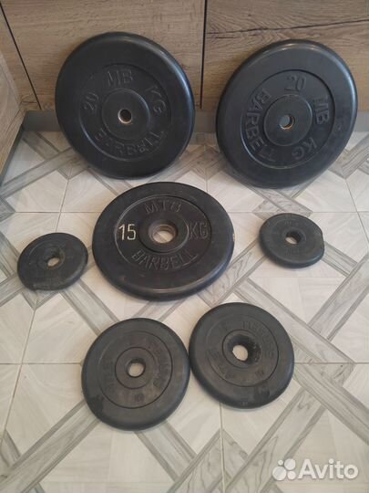 Скамья для жима со стойками и штангой 65кг