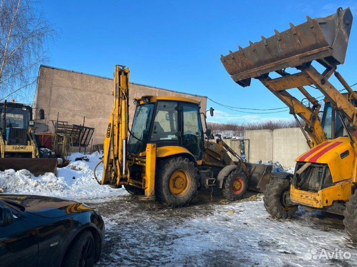 Аренда спецтехники Экскаватор погрузчик JCB 4CX