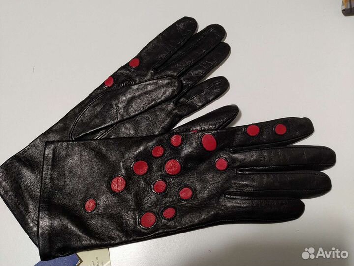 Перчатки женские кожаные 7 размер