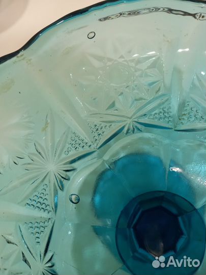 Винтаж: Ваза на ножке фруктовница