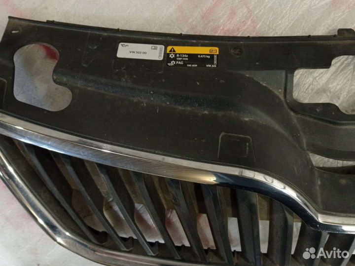 Решетка радиатора skoda rapid 11-20г