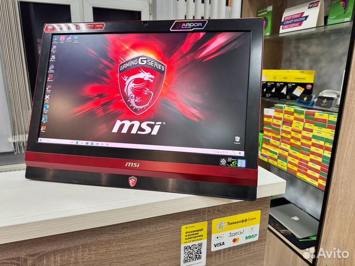 Моноблок игровой пушка MSI Core i7 6700HQ GTX960 4