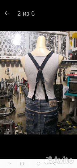 Подтяжки женские, ручная работа