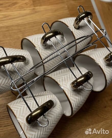 Чайный сервиз на 6 персон на подставке