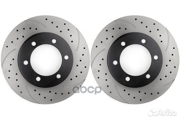 RN1267dset диск тормозной задний перфорированн
