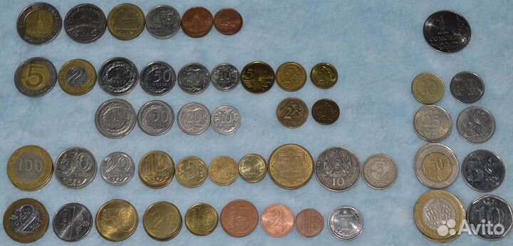 Обмен монет разных стран