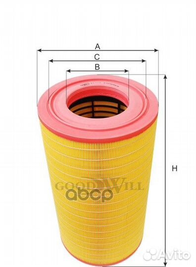Фильтр воздушный HCV AG1042 Goodwill