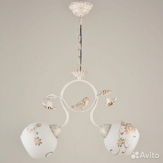 Люстра подвесная на кухню классика, флористика