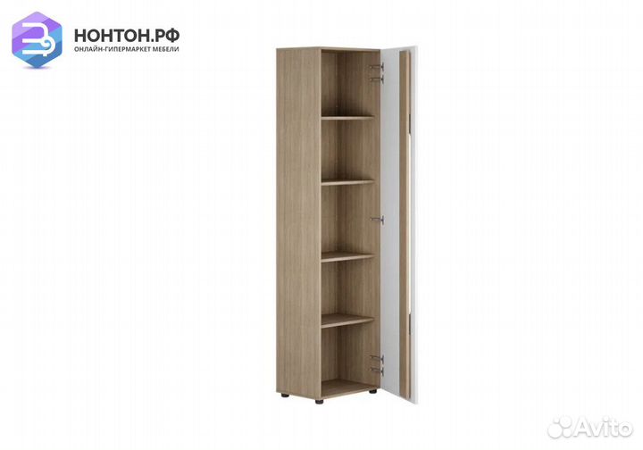 Пенал Палермо-3 Юниор ясень шимо светлый / белый г