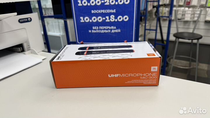 Микрофоны Беспроводные JBL 2 UHF MIC 300 Оригинал