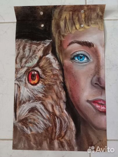 Портрет маслом,пастелью