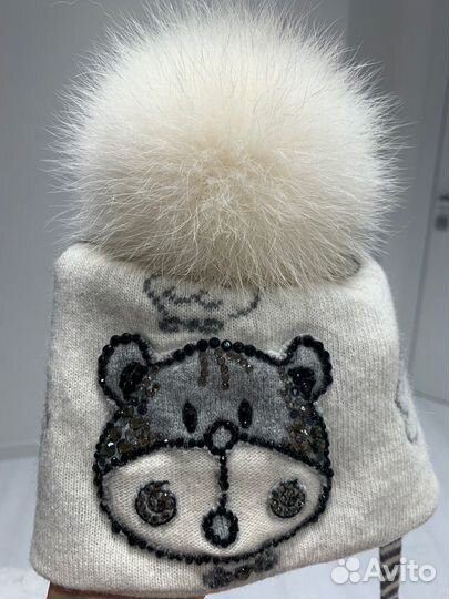 Кашемировая шапочка Tavitta размер на 1-2 года