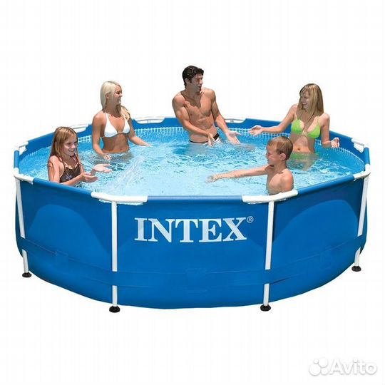 Каркасный бассейн Intex Metal Frame 305*76 см